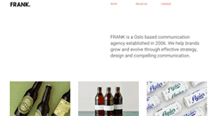 Desktop Screenshot of frank.no