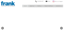 Tablet Screenshot of frank.net.au